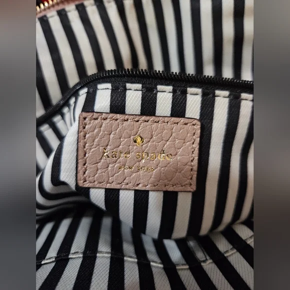 Kate Spade Southpark Avenue Jenny Black & Pink/Rose Beige Satchel/Shoulder Bag - Picture 14 of 15